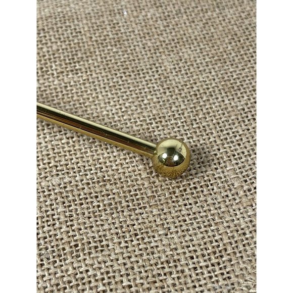 VINTAGE Partylite 9 inch Chatham Candle Snuffer BRASS N6035 FREE SHIPPING! - Picture 9 of 9